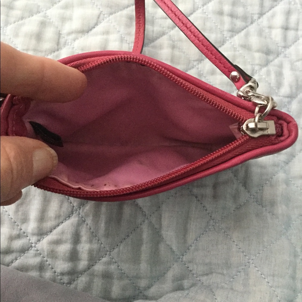 Small lightly used coach wristlet